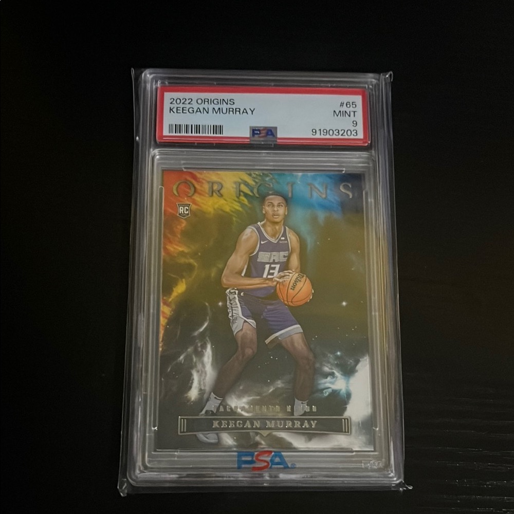 2022 Origins Keegan Murray Basketball Card psa 9